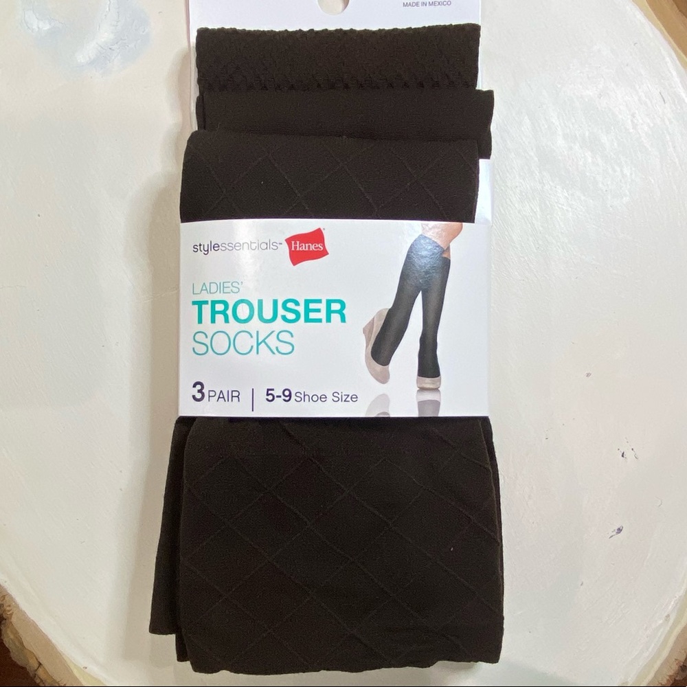🔥5/$25🔥Hanes Ladies Trouser Socks